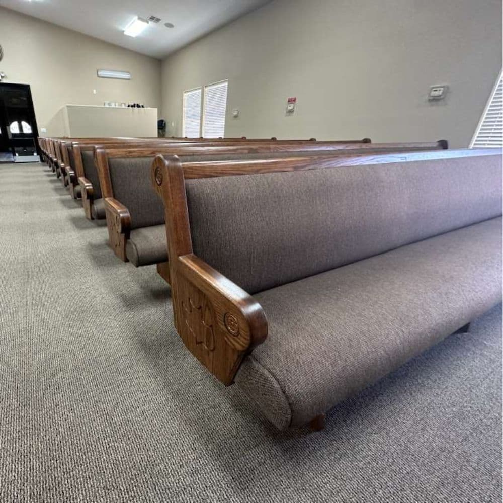 Reupholstery and Restoration of Pews