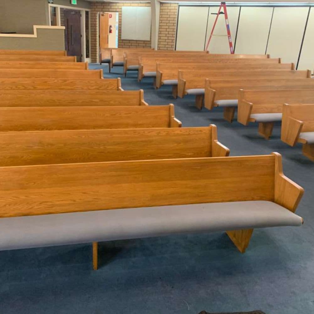 Professional Cleaning and Waxing of Pews